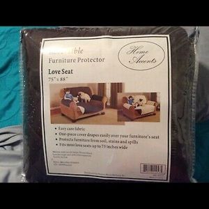 Reversible Furniture Cover - Love Seat - Brown/Tan